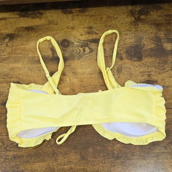Yellow Ruffle Bikini Set - Picture 3 of 5